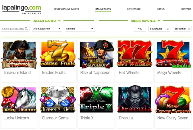 Nach Hersteller gefilterte Spieleliste